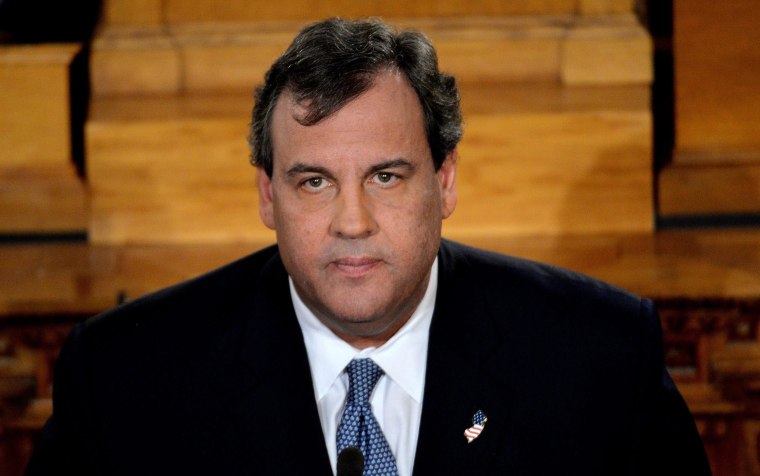Image: New Jersey Governor Chris Christie delivers State of the State Speech
