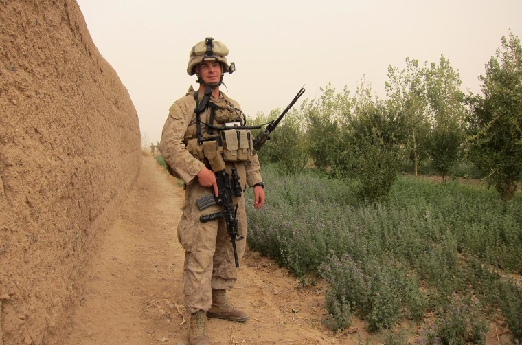 Image: Adrian Kinsella, on patrol in Helmand Province, Afghanistan.