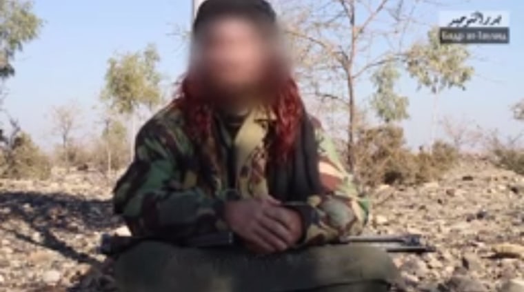 Image: The Caucasus jihad website Islamdin.com has posted a video clip of an armed militant named "Amin Abu Usama."