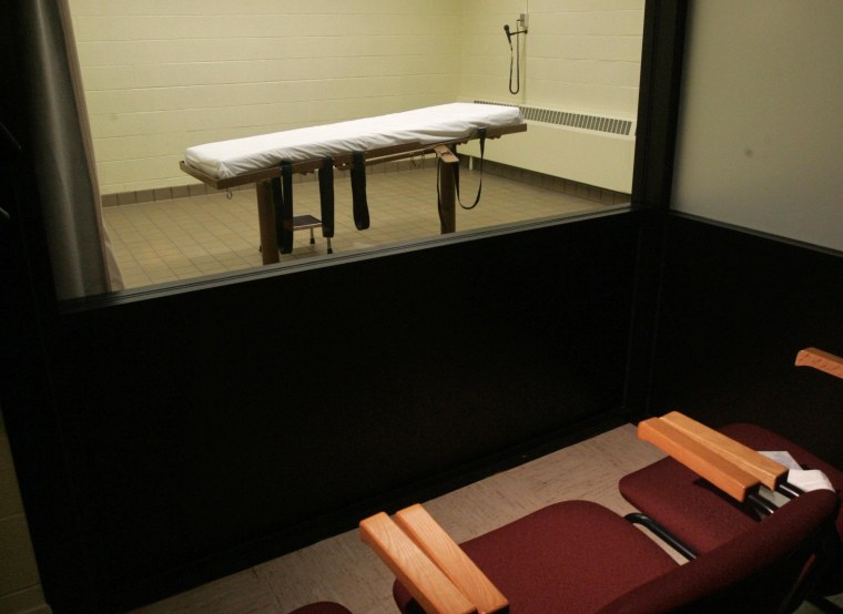 Image: The death chamber at the Southern Ohio Corrections Facility in Lucasville, Ohio in 2005.