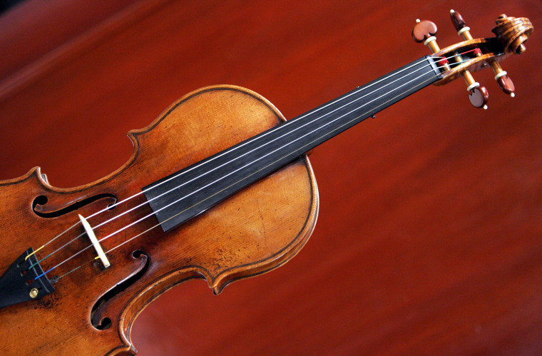 Image: A 1729 Stradivari violin.