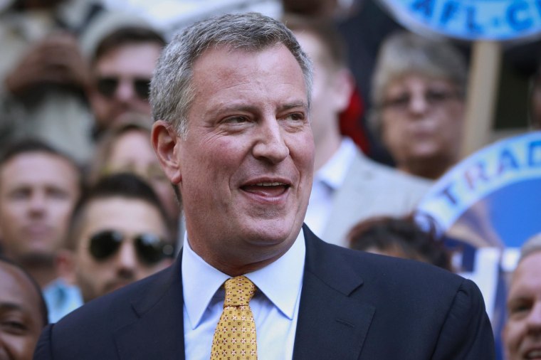 Image: New York City Mayor Bill de Blasio