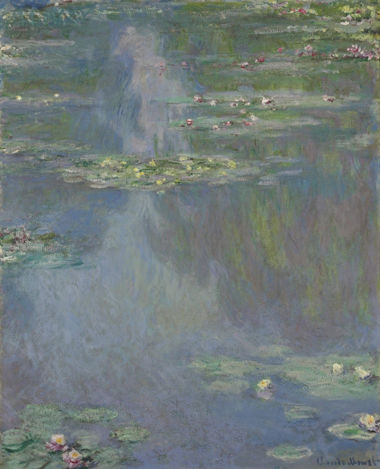 Image: A work from Claude Monet's "Nymphéas," or "Water Lilies," series