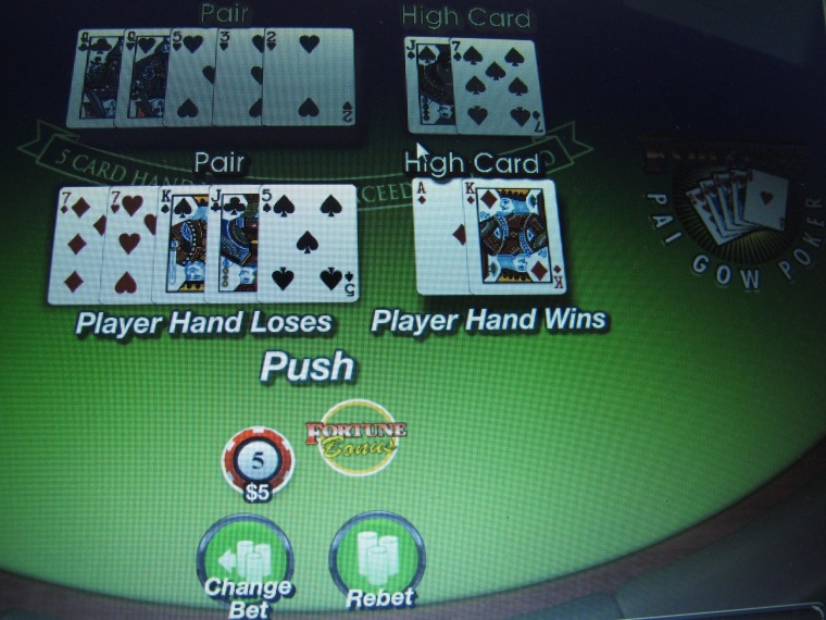 A computer screen in Atlantic City, N.J., shows a game of Pai Gow on a gambling website. An Economist magazine survey says world-wide gambling losses last year hit a record $440 billion.