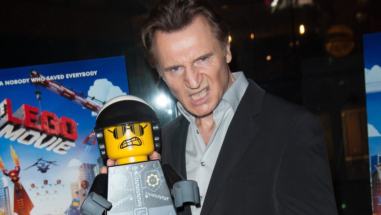 NEW YORK, NY - FEBRUARY 05:  Liam Neeson  attends "The LEGO Movie" screening hosted by Warner Bros. Pictures and Village Roadshow Pictures at AMC Empire 25 theater on February 5, 2014 in New York City.  (Photo by Dave Kotinsky/Getty Images)