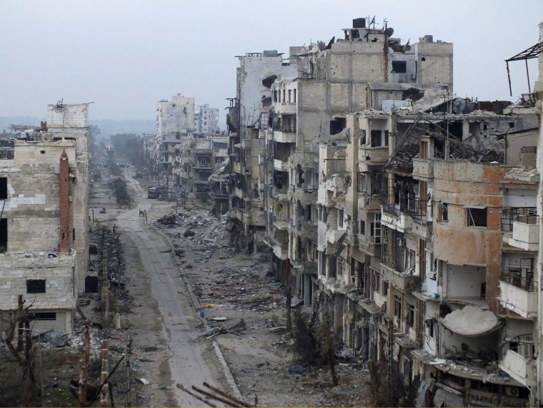 Image: Destruction in Homs, Syria