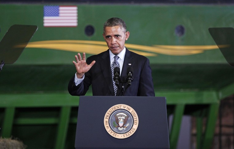 Image: President Obama Signs Farm Bill At Michigan State University