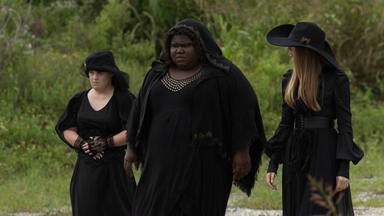 "American Horror Story: Coven" stars Jamie Brewer (Nan), Gabourey Sidibe (Queenie) and Taissa Farmiga (Zoe).