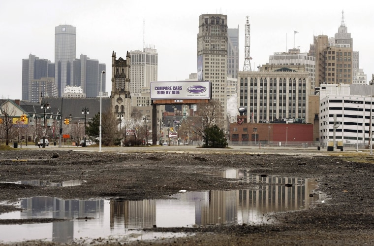 City of Detroit, more than $18 billion in debt, says it will file a plan next week on how it will emerge from bankruptcy.