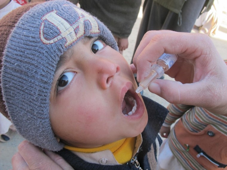 Image: polio case in kabul