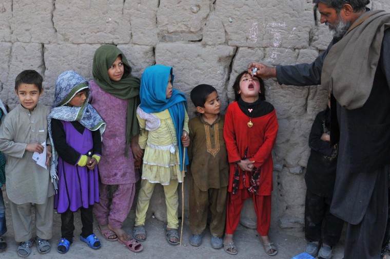 Image: TOPSHOTS-AFGHANISTAN-HEALTH-POLIO