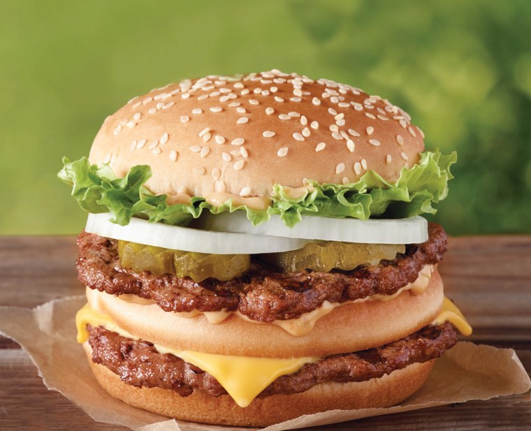 Don't reach for a Big Mac or a salad, try a smaller version of your favorite burger. 