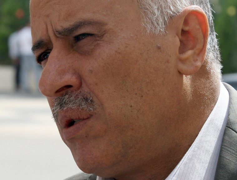 Image: Palestinian Fatah leader and Football Association chairman Jibril Rajoub