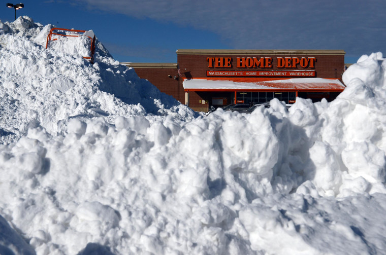 Once the snow clears... Home Depot is hiring 80,000 staff for springtime.
