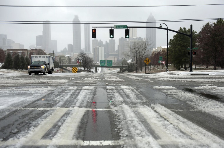 Image: Another Winter Storm Affects Atlanta Area