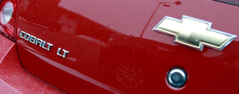 GM recalls Chevrolet Cobalt and Pontiac G5 compact cars because of an ignition problem