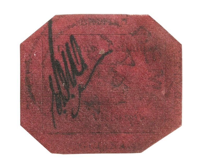 The one-cent 1856 British Guiana stamp could set another auction record.