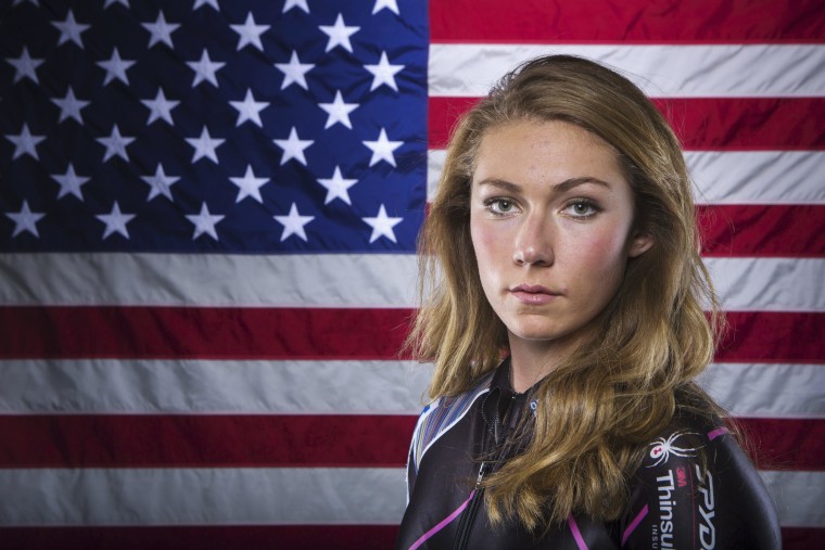 Image: Olympic alpine skier Mikaela Shiffrin poses for a portrait during the 2013 U.S. Olympic Team Media Summit in Park City, Utah