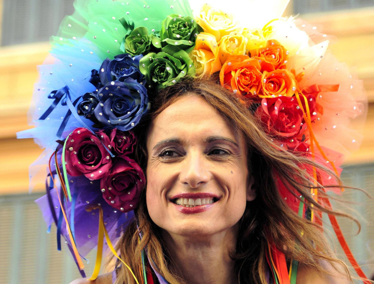 Vladimir Luxuria, former Italian MP, at an event in 2009.
