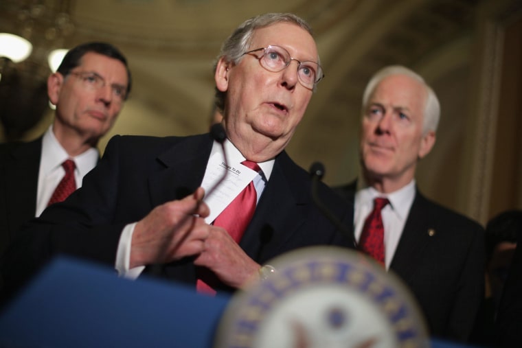 Image: Senate Republicans And Democrats Meet For Respective Policy Luncheons