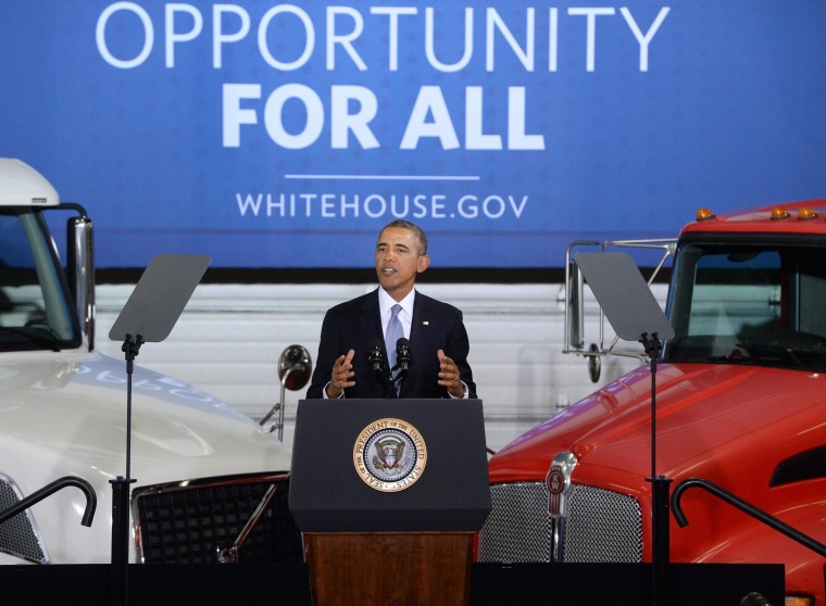 Image: US President Barack Obama at the Safeway Distribution Center in Upper Marlboro