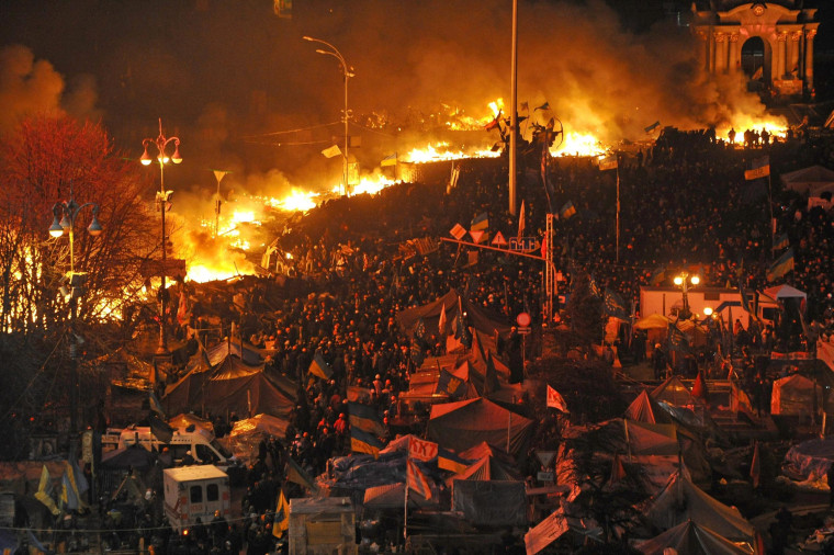 Image: Anti-government protest in Kiev, Ukraine