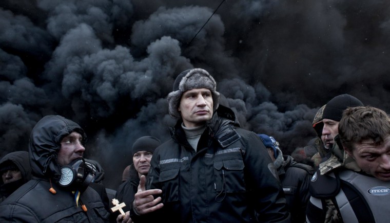 Image: Vitali Klitschko, Ukrainian opposition leader and former world champion boxer