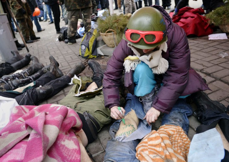 Image: Riots in Kiev