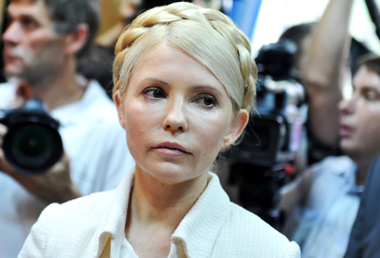Image: Ukraine's ex-prime minister Yulia Tymoshenko