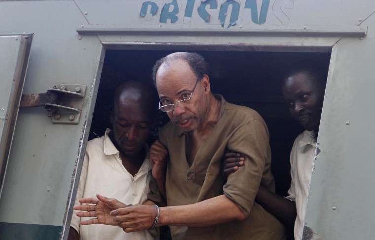 Image: Former US congressman Mel Reynolds arrives at the Harare Magistrates court