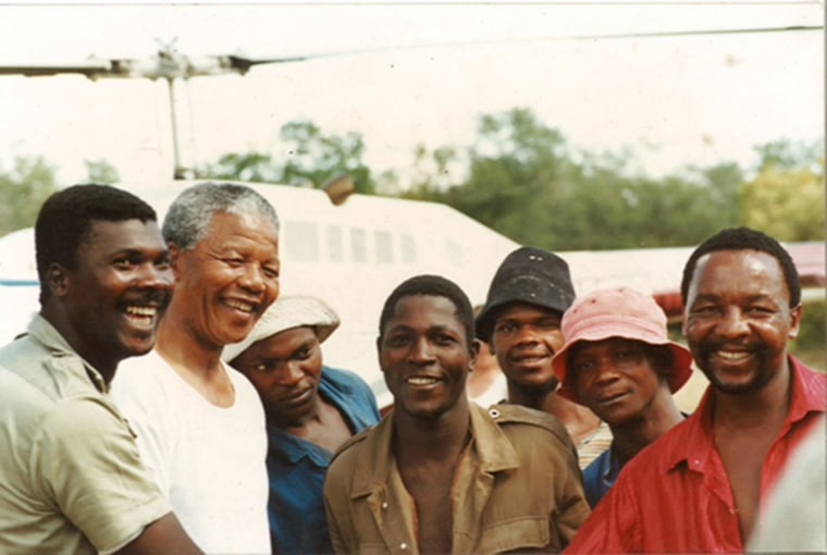 Image: Nelson Mandela at Londolozi.
