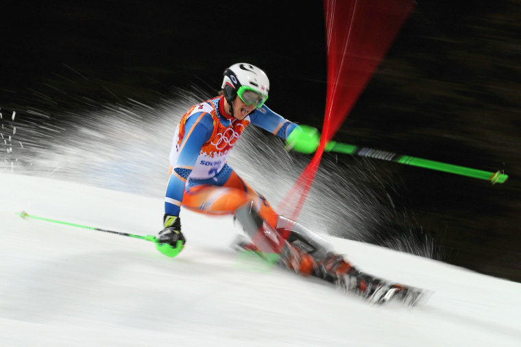 Image: Alpine Skiing - Winter Olympics Day 15