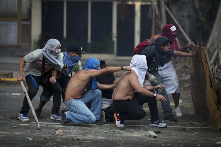 Violent street protests in an OPEC member Venezuela, as well as Ukraine and South Sudan, have spooked oil markets and sent up gasoline prices.