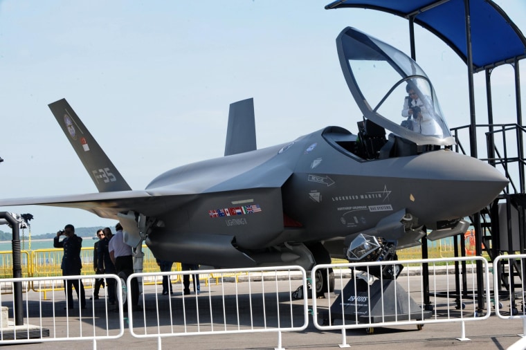 The Lockheed Martin F-35 jet program is a winner under the proposed Pentagon budget.