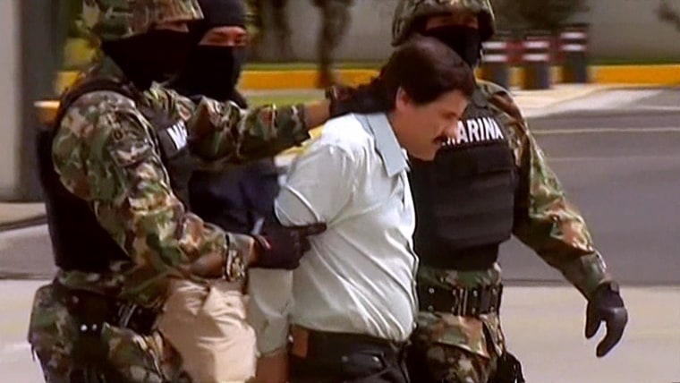 Joaquin "El Chapo" Guzman after his 2014 arrest.