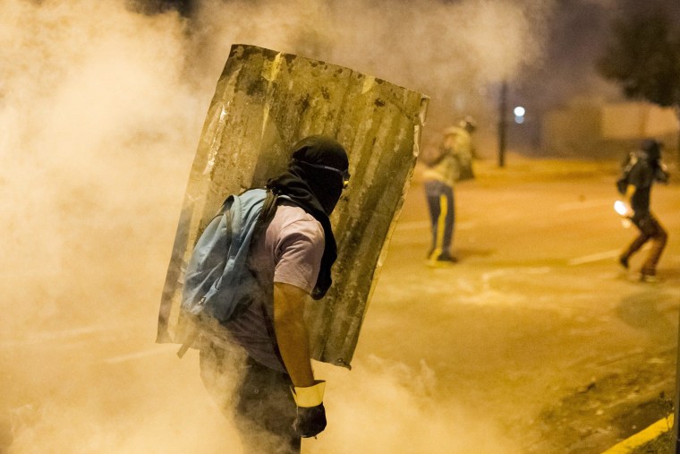 Image: Barricades and protests continue in Venezuela