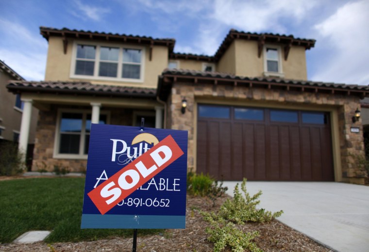 More "sold" signs like this are helping reduce stress levels for homeowners, according to experts at PNC Financial.
