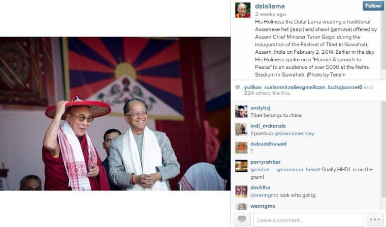 Dalai Lama Instagram