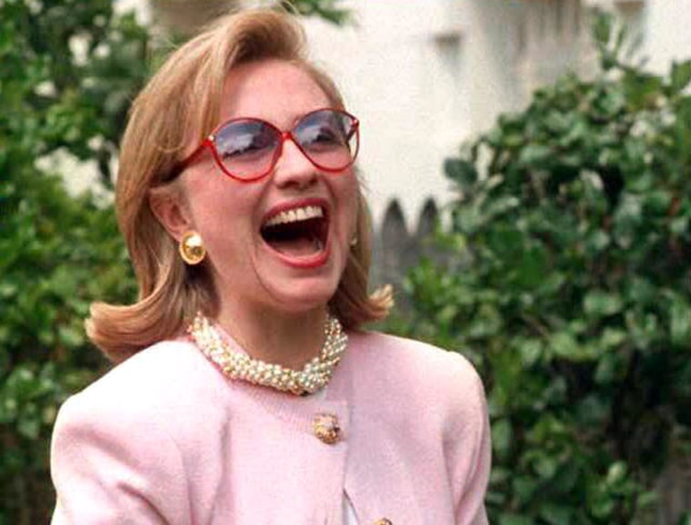 Image: Hillary Clinton in 1995