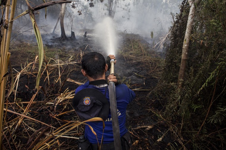 Image: Indonesia declares state of emergency as Riau haze worsens