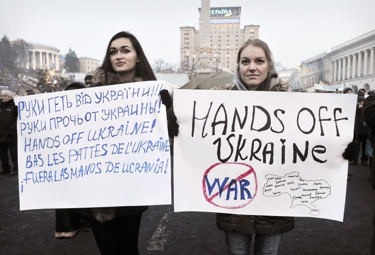 Image: UKRAINE-UNREST-POLITICS-EU-RUSSIA-PROTEST