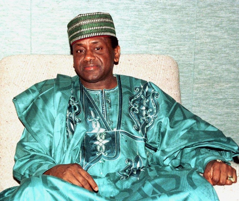 Image: Nigerian President Gen. Sani Abacha in 1997