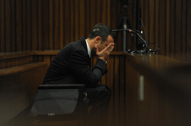 Image: Oscar Pistorius on Thursday