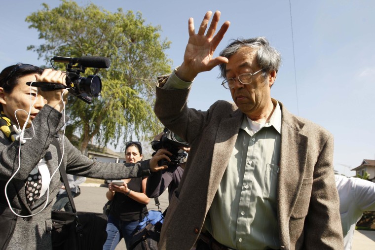 Image: A man widely believed to be Bitcoin currency founder Satoshi Nakamoto