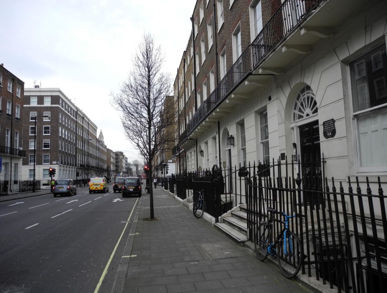 Benedict Arnold lived in a house, right, in London's Marylebone neighborhood until his death in 1801.