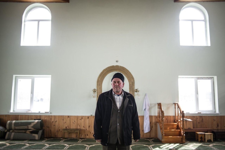 Yakub Nematulayev is the imam of the mosque in Stroganovka, a Tatar community of about 1,000 families just outside of Simferopol, Ukraine.