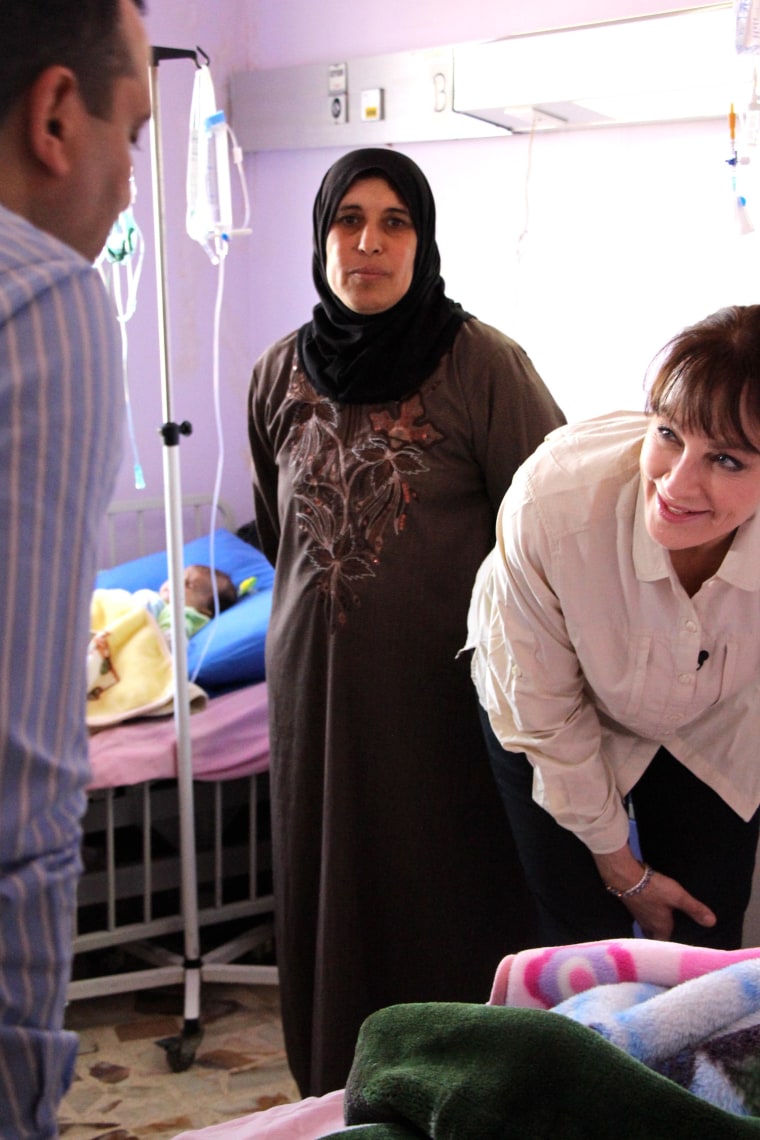 Image: Dr. Nancy Snyderman at Taanayel Hospital in Lebanon
