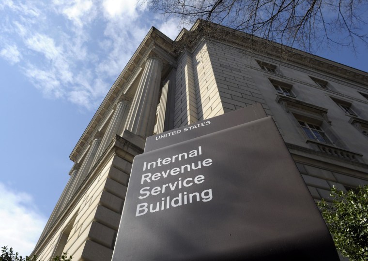 This photo taken March 22, 2013, shows the exterior of the Internal Revenue Service (IRS) building in Washington.