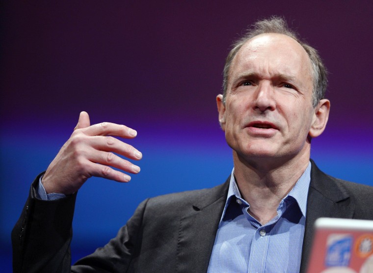 British computer scientist Tim Berners