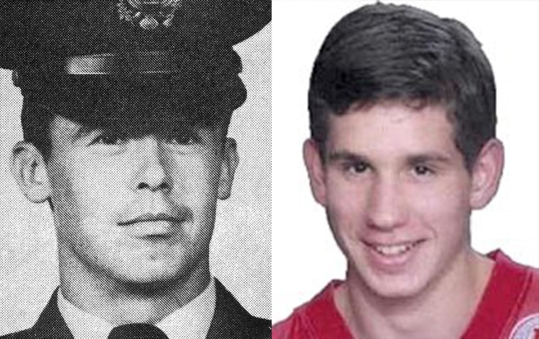 Image: Captain Doug Ferguson, left, went missing in action in 1969. Jason Jolkowski was 19 when he disappeared.